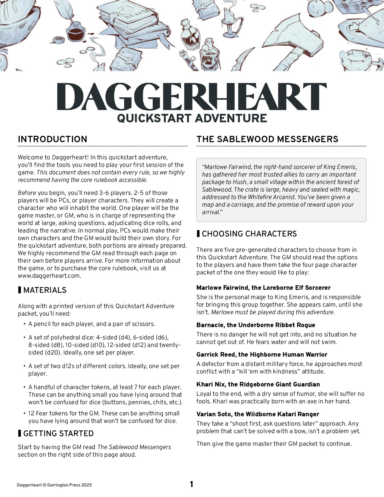 Quickstart-Adventure